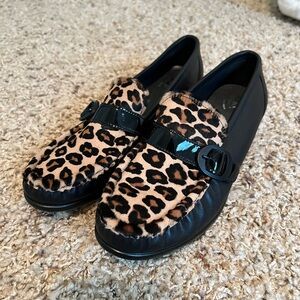 SAS Leopard Loafers